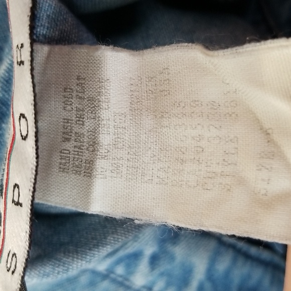 90s denim set embellished shirt & maxi button front skirt - Picture 10 of 10